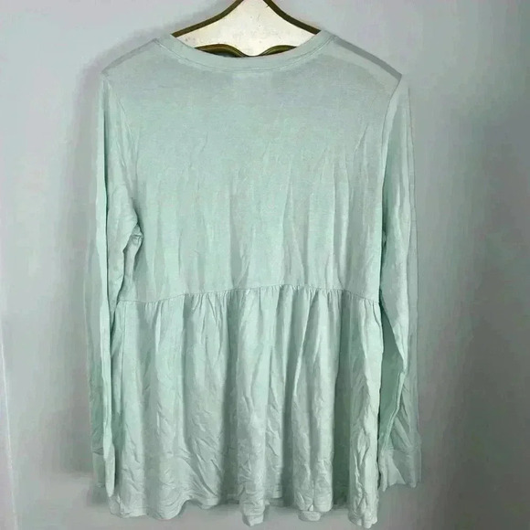 Motherhood maternity  mint green long sleeve top - Picture 5 of 9